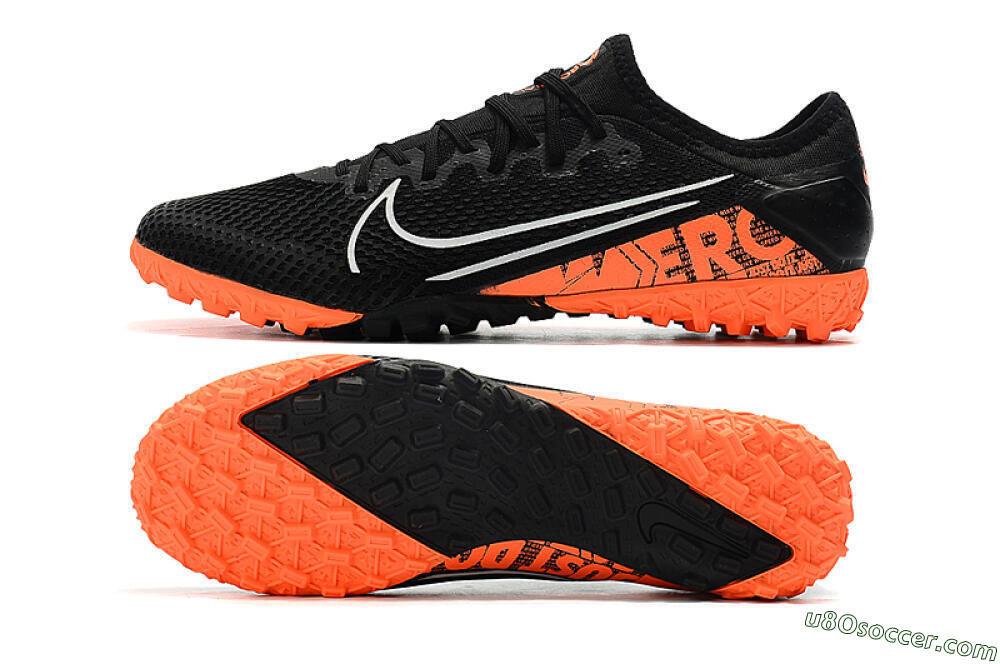 Nike Mercurial Vapor 13 Pro TF Artificial Turf Soccer Shoes - Black/Orange 0