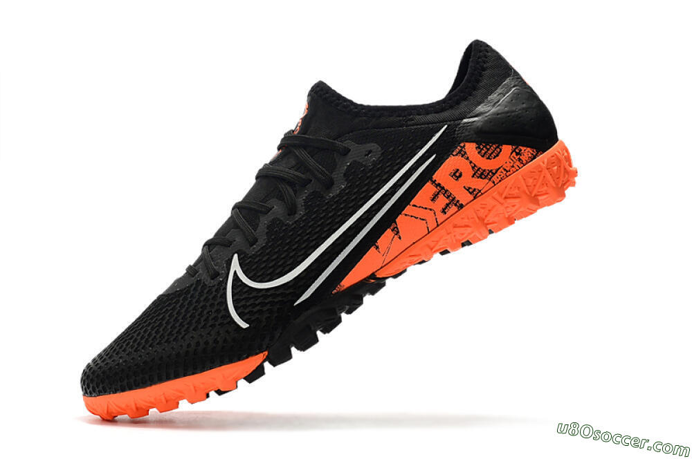 Nike Mercurial Vapor 13 Pro TF Artificial Turf Soccer Shoes - Black/Orange 8
