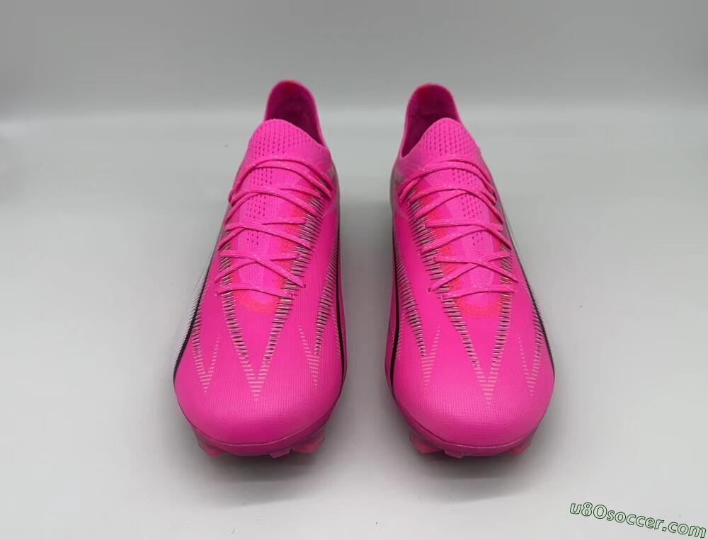 Puma Ultra Ultimate FG Firm Ground Soccer Cleats - Pink/White/Black