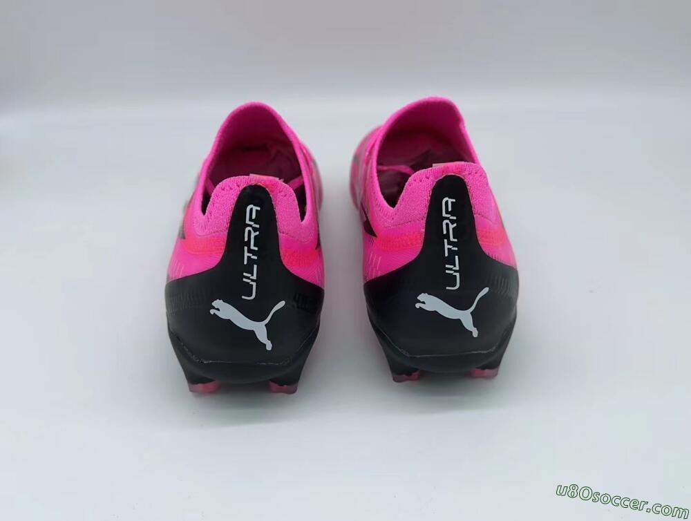 Puma Ultra Ultimate FG Firm Ground Soccer Cleats - Pink/White/Black