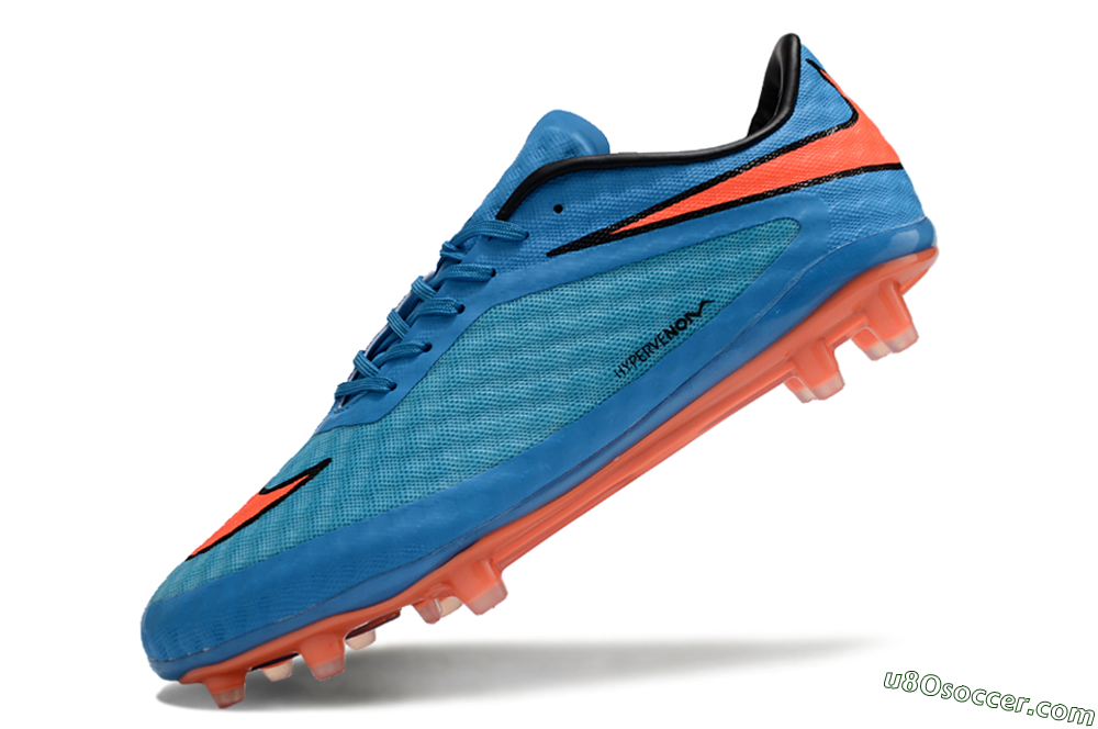 Nike Hypervenom Phantom FG Firm Ground Soccer Cleats - Blue/Orange 5