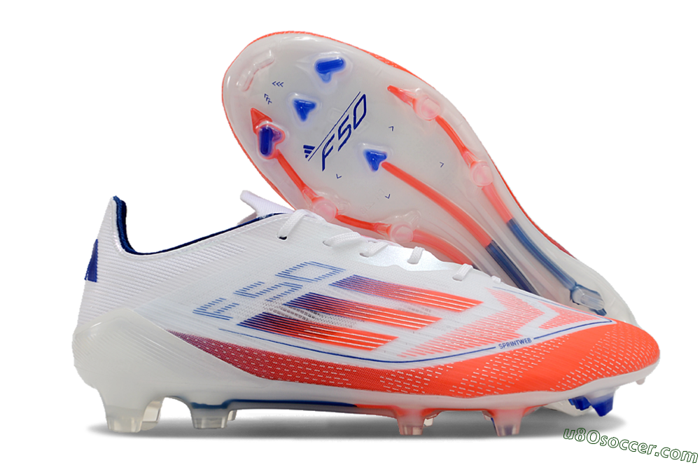 Adidas F50 Elite FG Firm Ground Soccer Cleats - Red/Blue/White 1