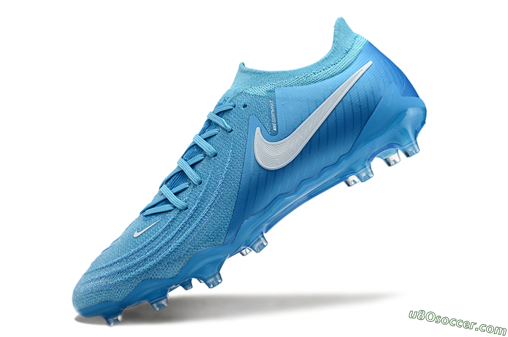 Nike Phantom GX 2 Elite AG Soccer Cleats - Blue Fury/White