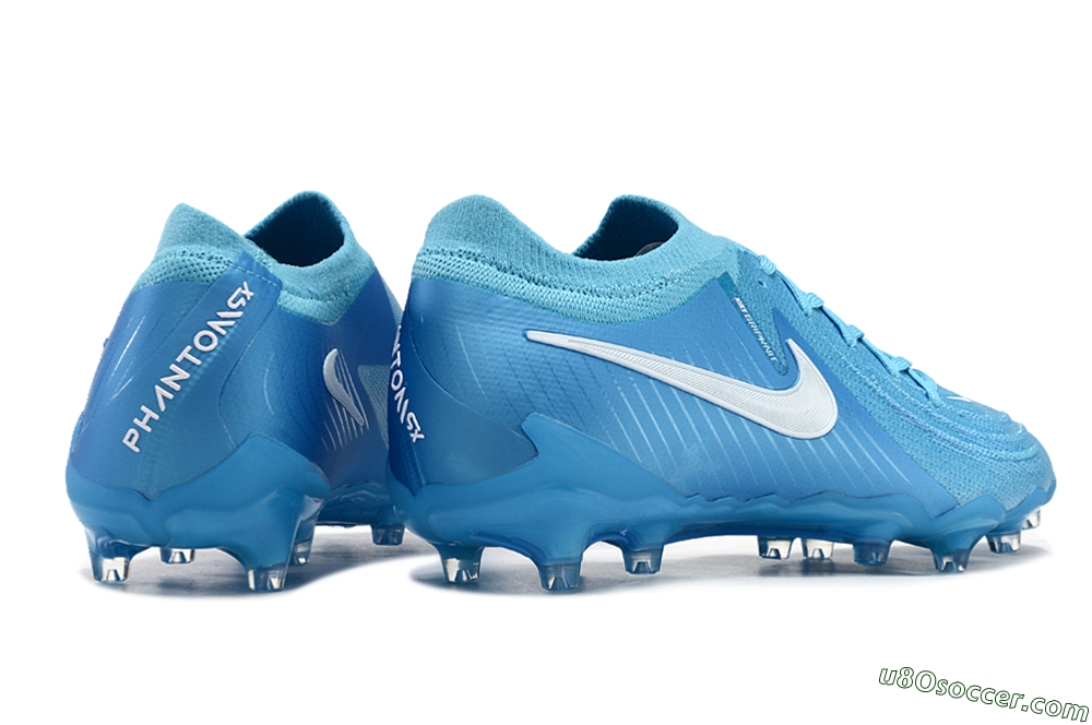 Nike Phantom GX 2 Elite AG Soccer Cleats - Blue Fury/White