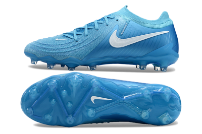 Nike Phantom GX 2 Elite AG Artificial Grass Soccer Cleats - Blue Fury/White