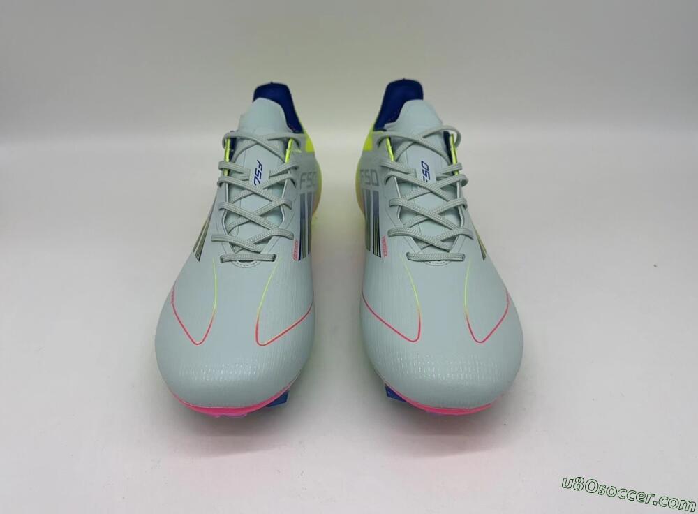 Adidas F50 Elite FG Firm Ground Soccer Cleats - Blue/Pink/Yellow