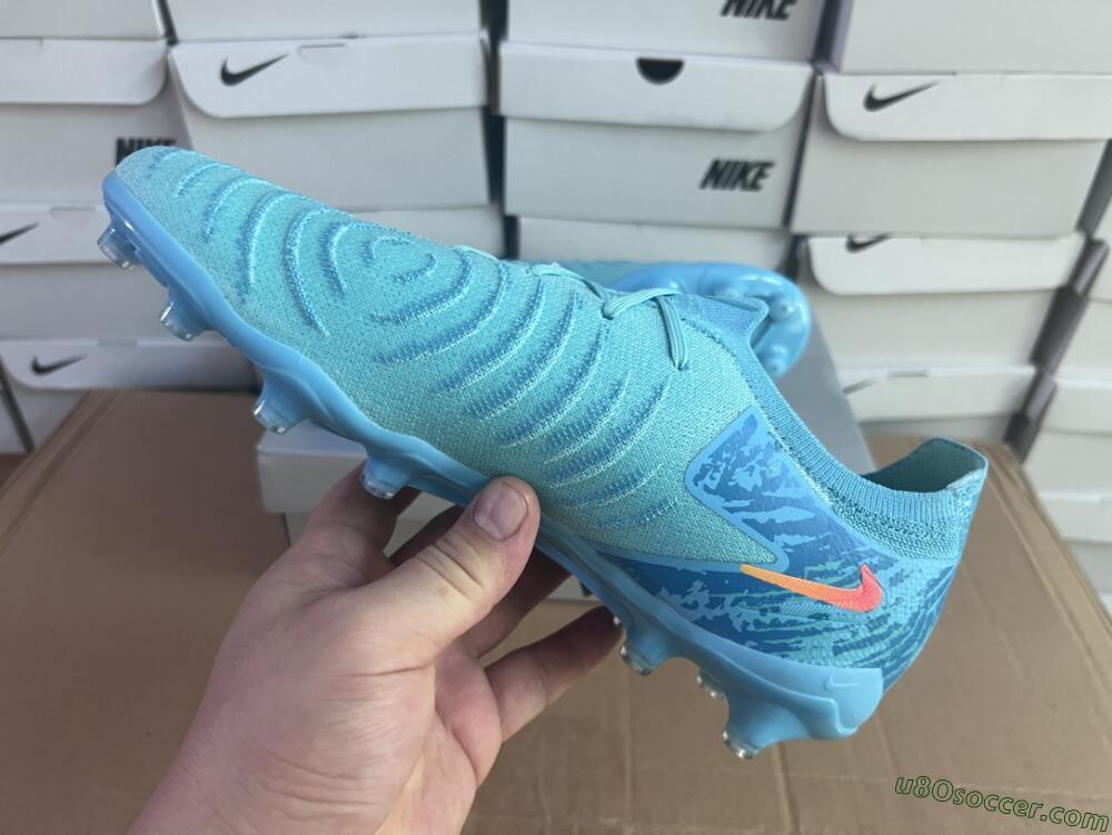 Nike Phantom Luna Elite AG Artificial Grass Soccer Cleats - Jade/Pink/Yellow