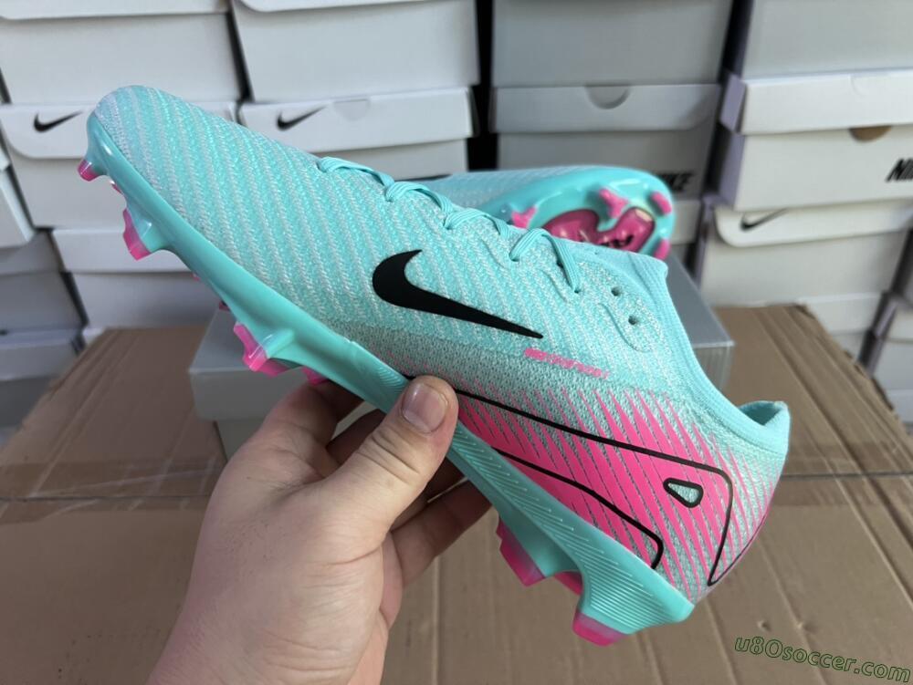 Nike Air Zoom Mercurial Vapor 16 Elite FG Firm Ground Soccer Cleats - Jade/Black/Pink