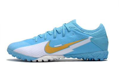 Nike Mercurial Vapor 13 Pro TF Artificial Turf Soccer Shoes - Jade/White/Gold