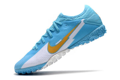 Nike Mercurial Vapor 13 Pro TF Artificial Turf Soccer Shoes - Jade/White/Gold
