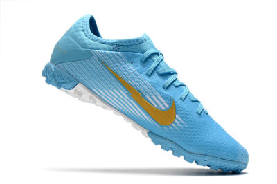 Nike Mercurial Vapor 13 Pro TF Artificial Turf Soccer Shoes - Jade/White/Gold