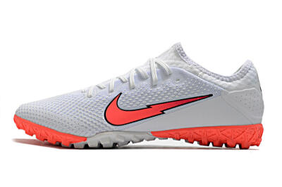 Nike Mercurial Vapor 13 Pro TF Artificial Turf Soccer Shoes - White/Red