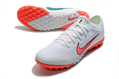 Nike Mercurial Vapor 13 Pro TF Artificial Turf Soccer Shoes - White/Red