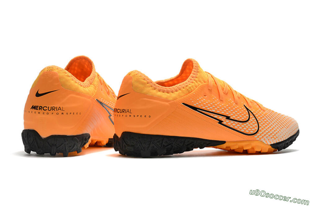 Nike Mercurial Vapor 13 Pro TF Artificial Turf Soccer Shoes - Orange/Black 6