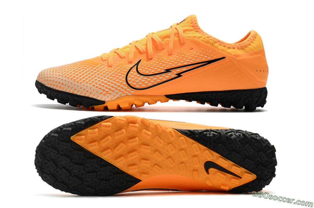 Nike Mercurial Vapor 13 Pro TF Artificial Turf Soccer Shoes - Orange/Black 0