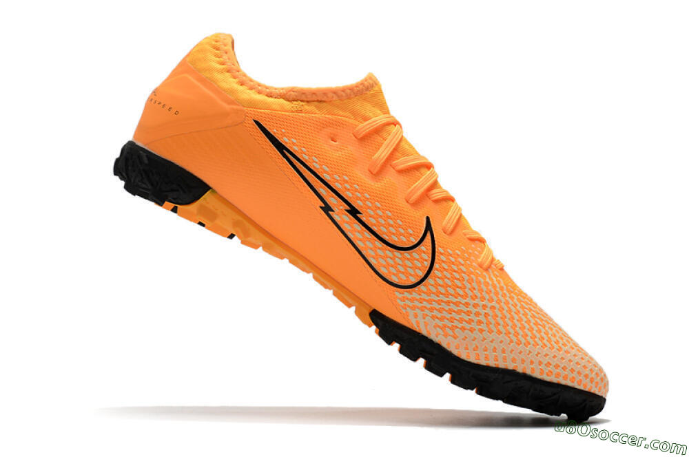 Nike Mercurial Vapor 13 Pro TF Artificial Turf Soccer Shoes - Orange/Black 4