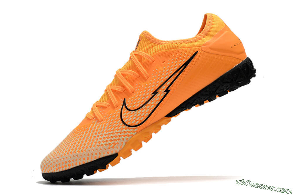 Nike Mercurial Vapor 13 Pro TF Artificial Turf Soccer Shoes - Orange/Black 5