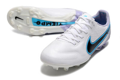Nike Tiempo Legend 9 Elite FG Firm Ground Soccer Cleats - White/Jade/Black/Grey