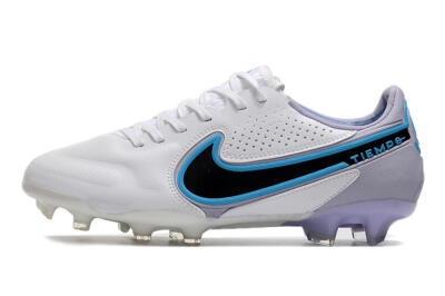 Nike Tiempo Legend 9 Elite FG Firm Ground Soccer Cleats - White/Jade/Black/Grey