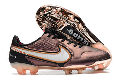 Nike Tiempo Legend 9 Elite FG Firm Ground Soccer Cleats - Gold/White/Black