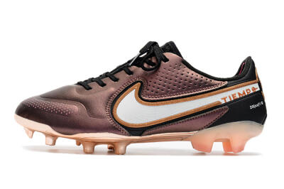 Nike Tiempo Legend 9 Elite FG Firm Ground Soccer Cleats - Gold/White/Black