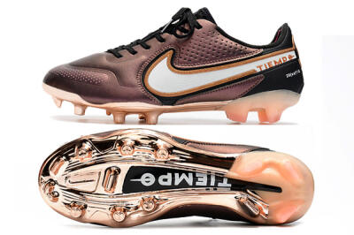 Nike Tiempo Legend 9 Elite FG Firm Ground Soccer Cleats - Gold/White/Black
