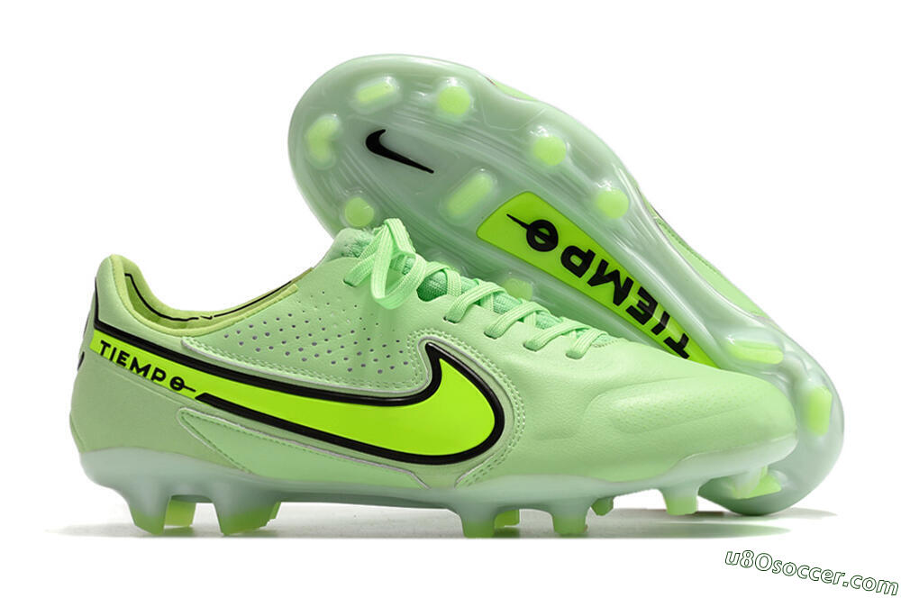 Nike Tiempo Legend 9 Elite FG Firm Ground Soccer Cleats - Yellow/Black 1