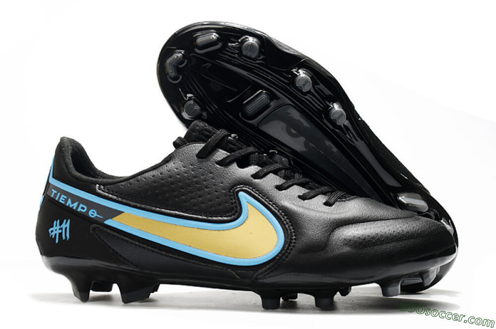 Nike Tiempo Legend 9 Elite FG Firm Ground Soccer Cleats - White/Jade/Beige 1