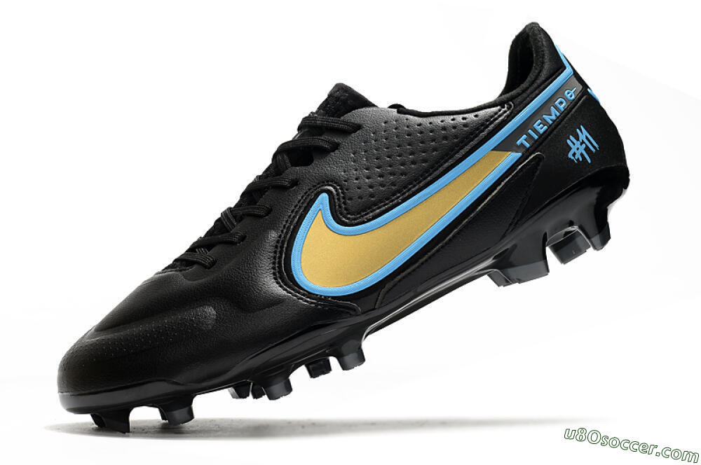 Nike Tiempo Legend 9 Elite FG Firm Ground Soccer Cleats - White/Jade/Beige 5