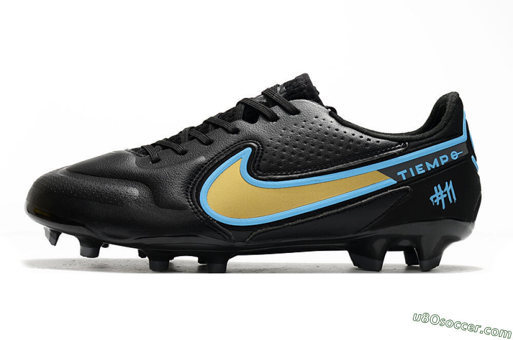 Nike Tiempo Legend 9 Elite FG Firm Ground Soccer Cleats - White/Jade/Beige 2