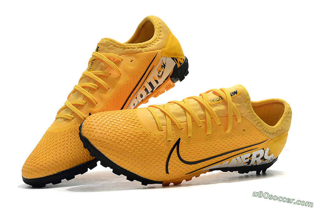 Nike Mercurial Vapor 13 Pro TF Artificial Turf Soccer Shoes - Yellow/Black/White 5