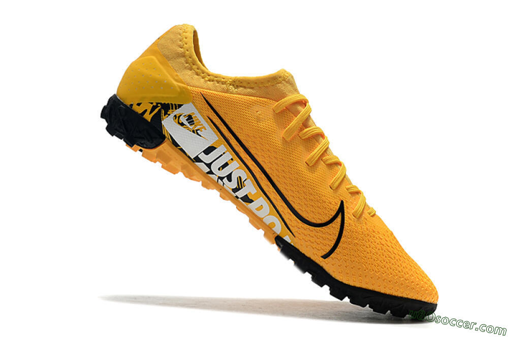 Nike Mercurial Vapor 13 Pro TF Artificial Turf Soccer Shoes - Yellow/Black/White 6