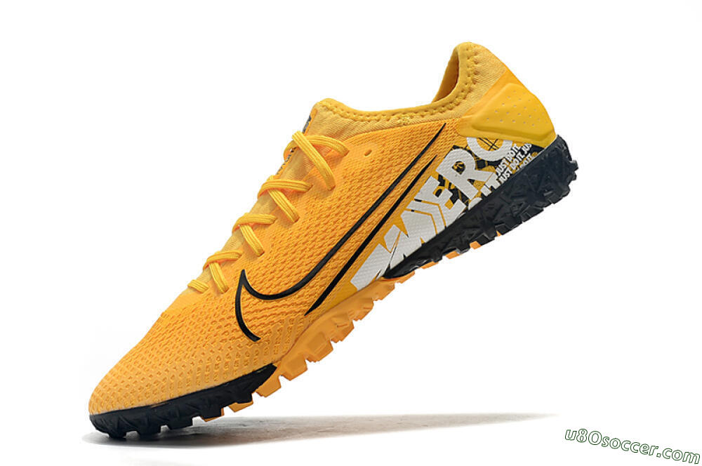 Nike Mercurial Vapor 13 Pro TF Artificial Turf Soccer Shoes - Yellow/Black/White 7