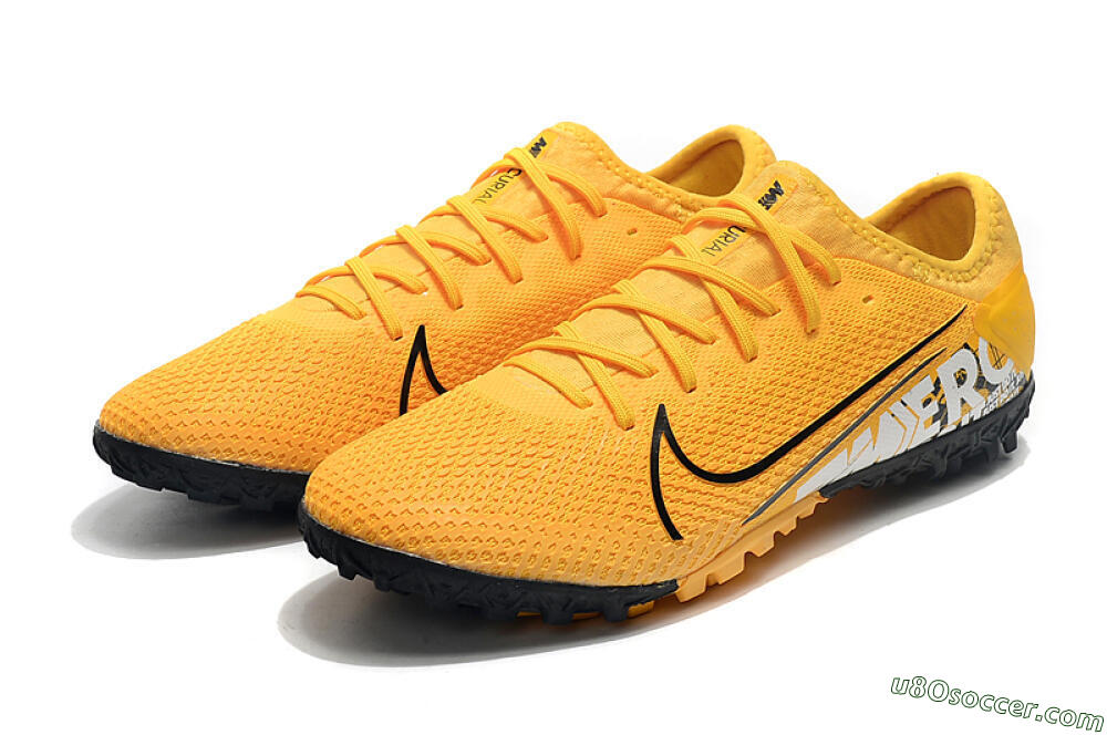 Nike Mercurial Vapor 13 Pro TF Artificial Turf Soccer Shoes - Yellow/Black/White 8
