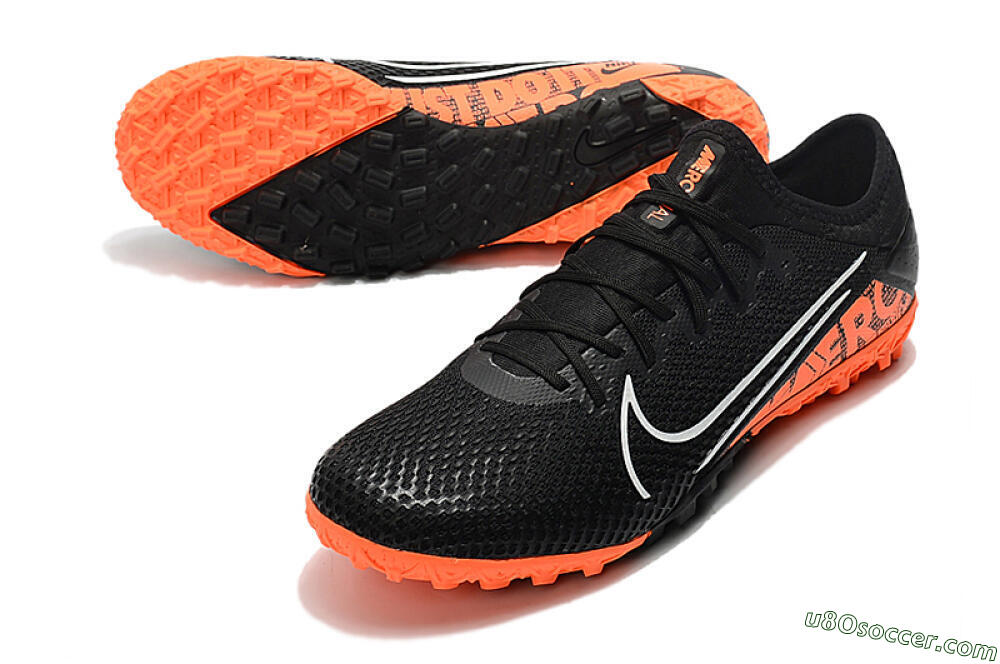 Nike Mercurial Vapor 13 Pro TF Artificial Turf Soccer Shoes - Black/White/Red 3