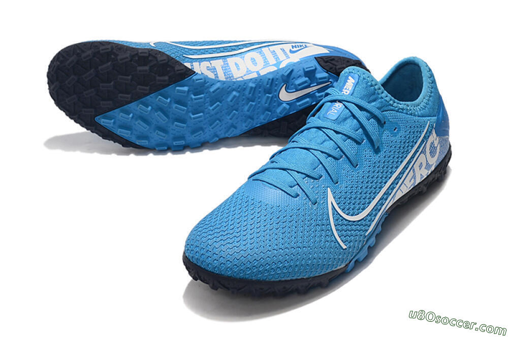 Nike Mercurial Vapor 13 Pro TF Artificial Turf Soccer Shoes - Jade/White/Black 3
