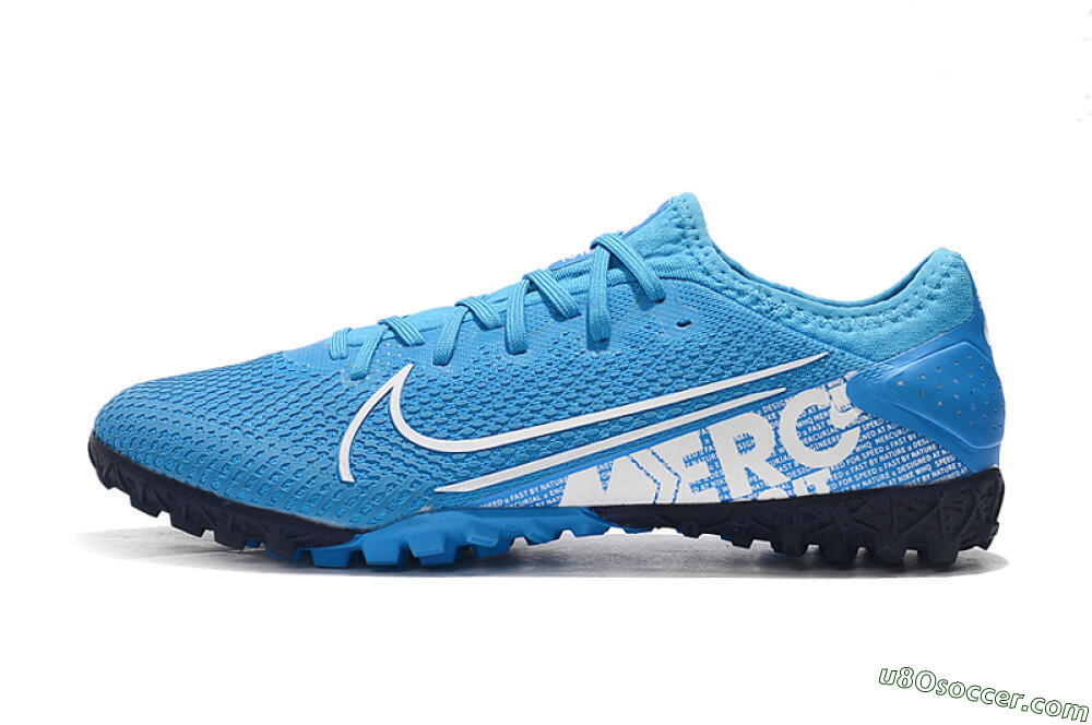 Nike Mercurial Vapor 13 Pro TF Artificial Turf Soccer Shoes - Jade/White/Black 2