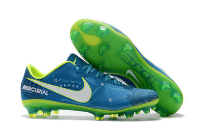 Nike Mercurial Vapor 11 FG Firm Ground Soccer Cleats - Blue/Yellow/White