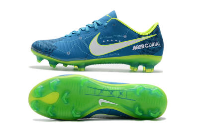 Nike Mercurial Vapor 11 FG Firm Ground Soccer Cleats - Blue/Yellow/White
