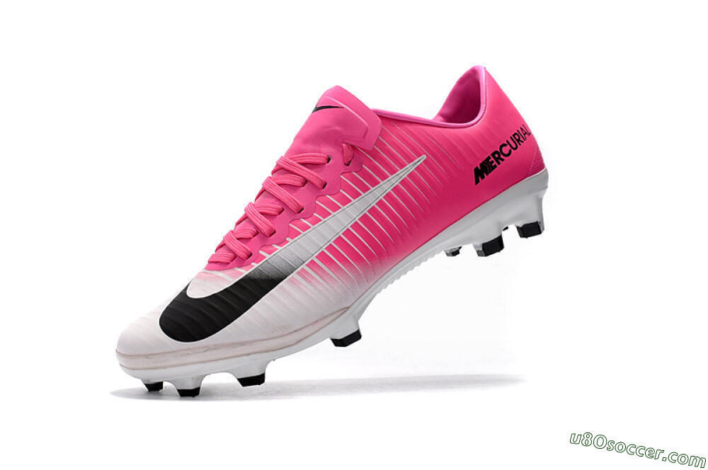 Nike Mercurial Vapor 11 FG Firm Ground Soccer Cleats - Pink/White/Black 5