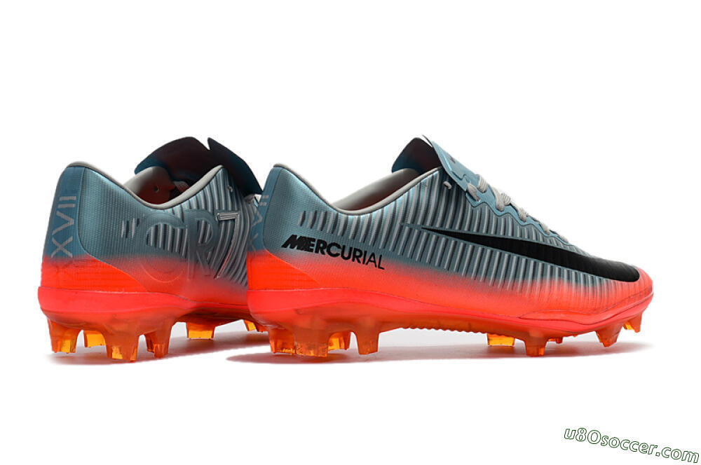 Nike Mercurial Vapor 11 FG Firm Ground Soccer Cleats - Jade/Black/Red 9