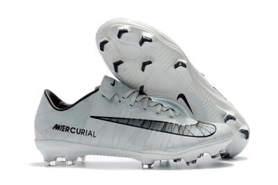 Nike Mercurial Vapor 11 FG Firm Ground Soccer Cleats - White/Black/Blue
