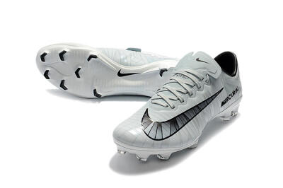 Nike Mercurial Vapor 11 FG Firm Ground Soccer Cleats - White/Black/Blue