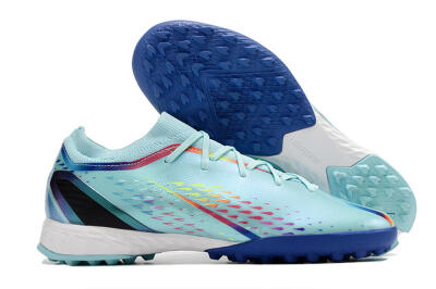 Adidas X Speedportal.3 TF Artificial Turf Soccer Shoes - Jade/Blue/White