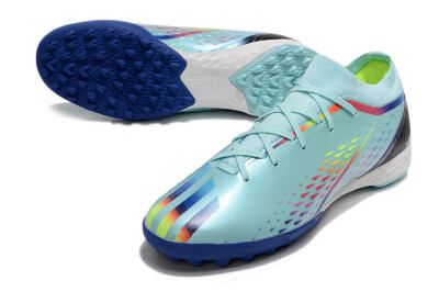 Adidas X Speedportal.3 TF Artificial Turf Soccer Shoes - Jade/Blue/White