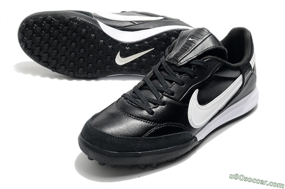 Nike The Premier 3 TF Artificial Turf Soccer Shoes - Black/White 3