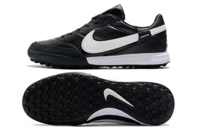 Nike The Premier 3 TF Artificial Turf Soccer Shoes - Black/White