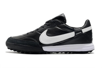 Nike The Premier 3 TF Artificial Turf Soccer Shoes - Black/White