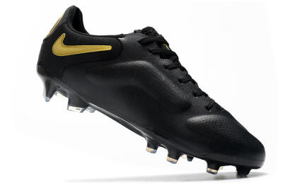 Nike Tiempo Legend 9 Elite FG Firm Ground Soccer Cleats - Black/Yellow