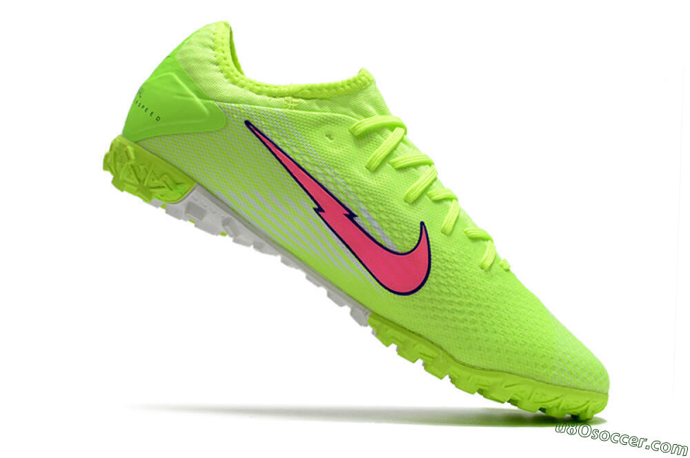 Nike Mercurial Vapor 13 Pro TF Artificial Turf Soccer Shoes - Yellow/White/Pink 4